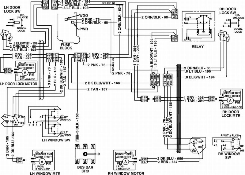 1986 CHEVY POWER WINDOW WIRING DIAGRAM - Auto Electrical Wiring Diagram